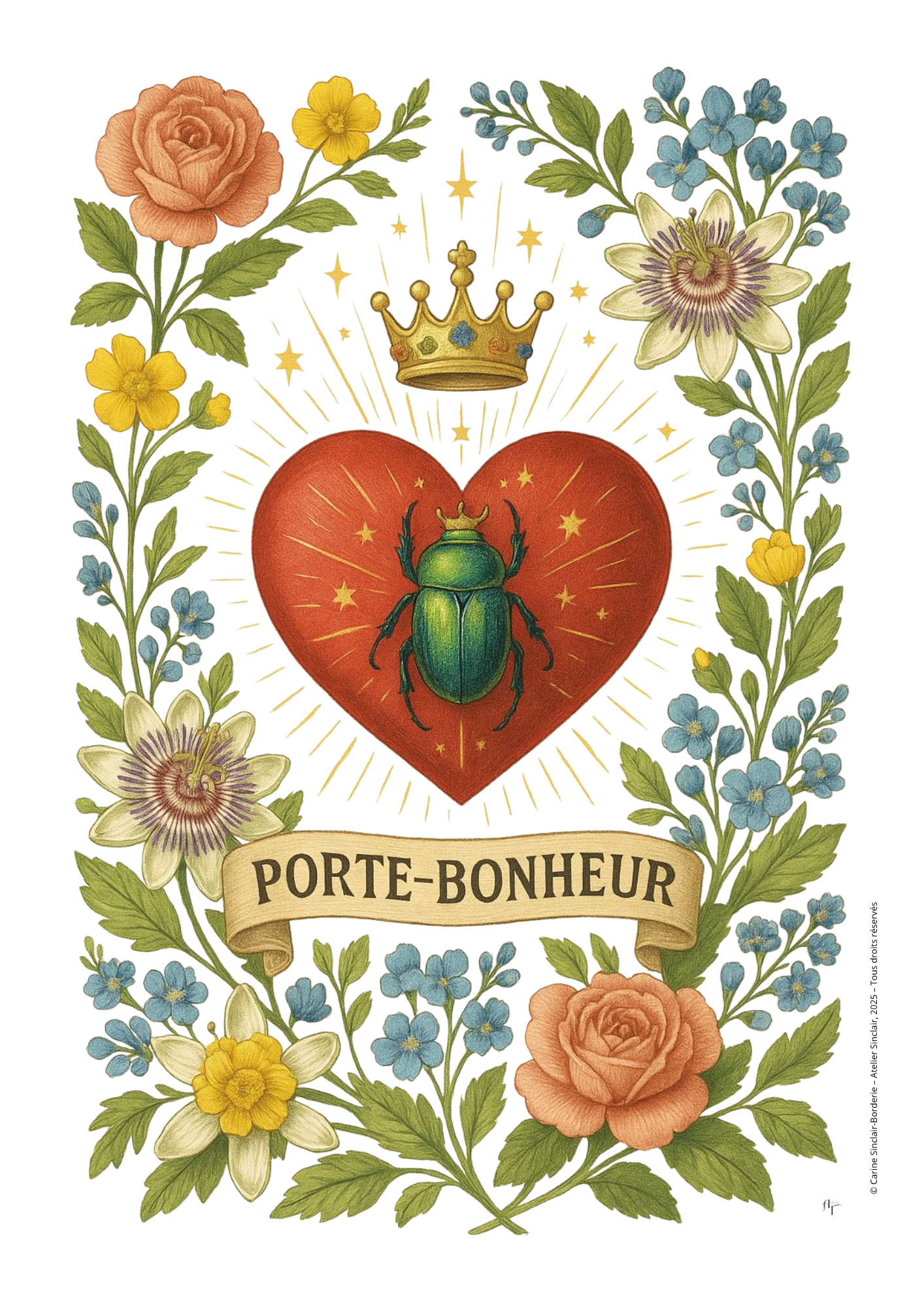 Scarabée.  PORTE BONHEUR