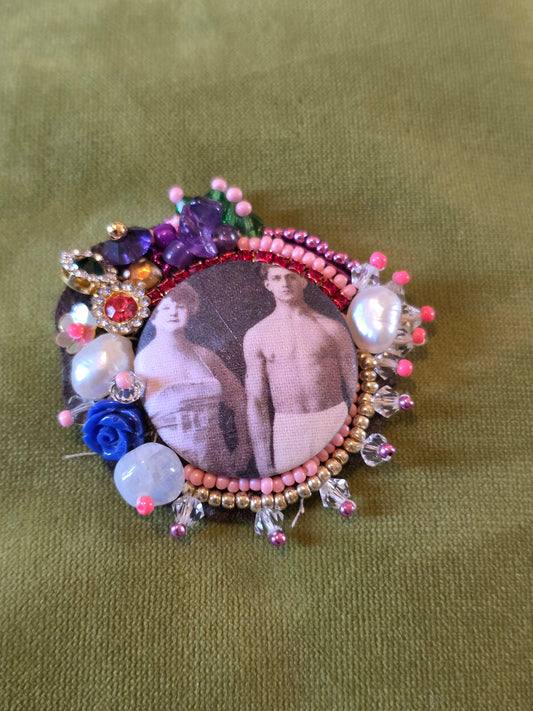 Les baigneurs vintage