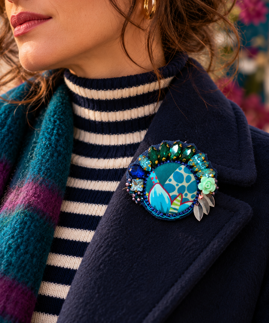 Broche Esméralda | Collection Manouche