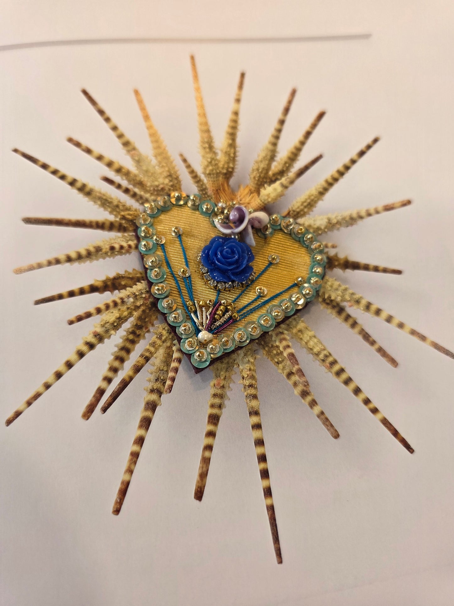 Collection "LE CHAMPS DES COEURS" / L'onde bleue