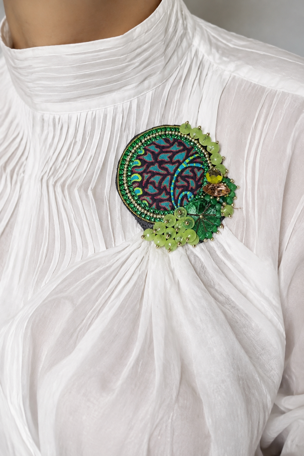 Broche Manouche Zélina – pièce unique