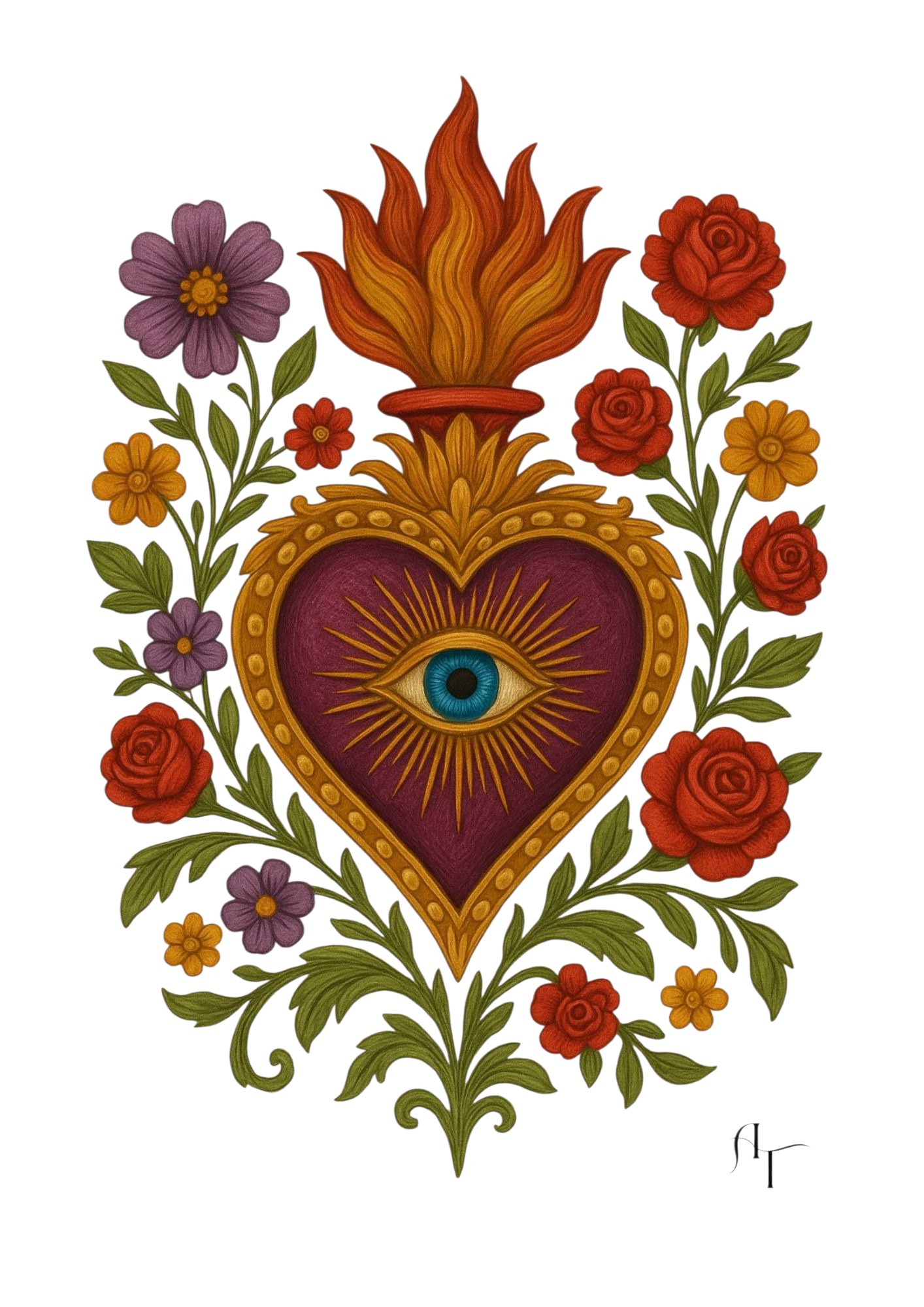 AFFICHE - Cœur Pourpre