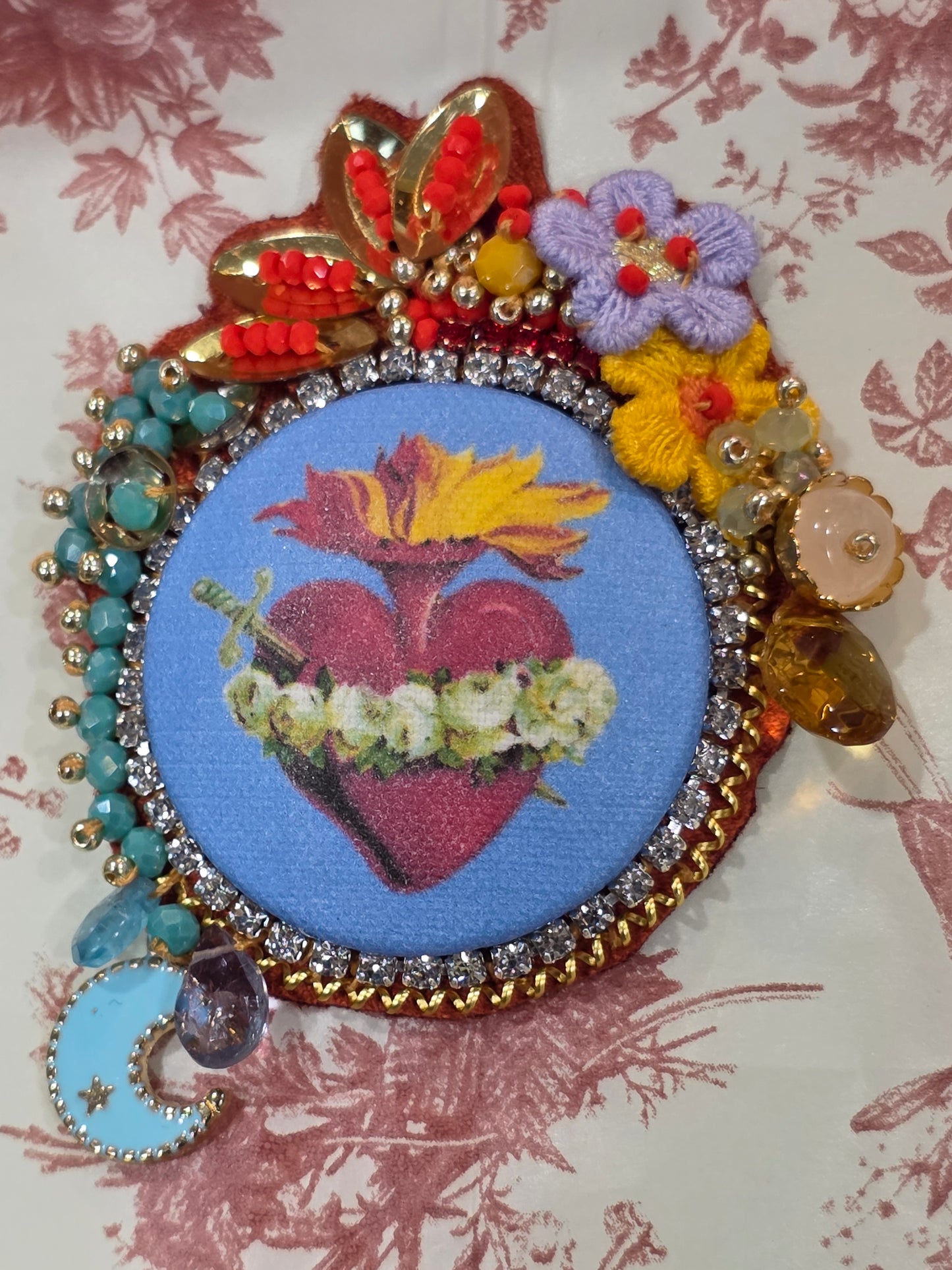 Broche Cœur de Lune