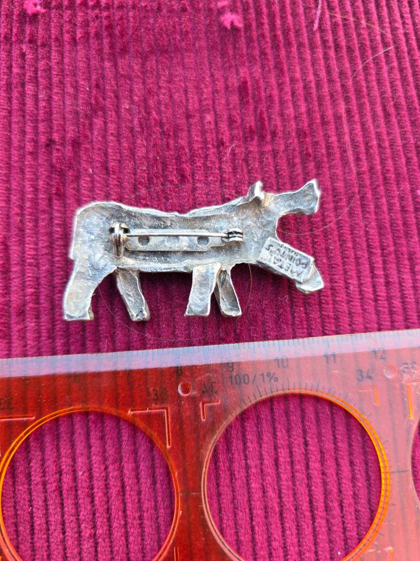 Broche hippopotame