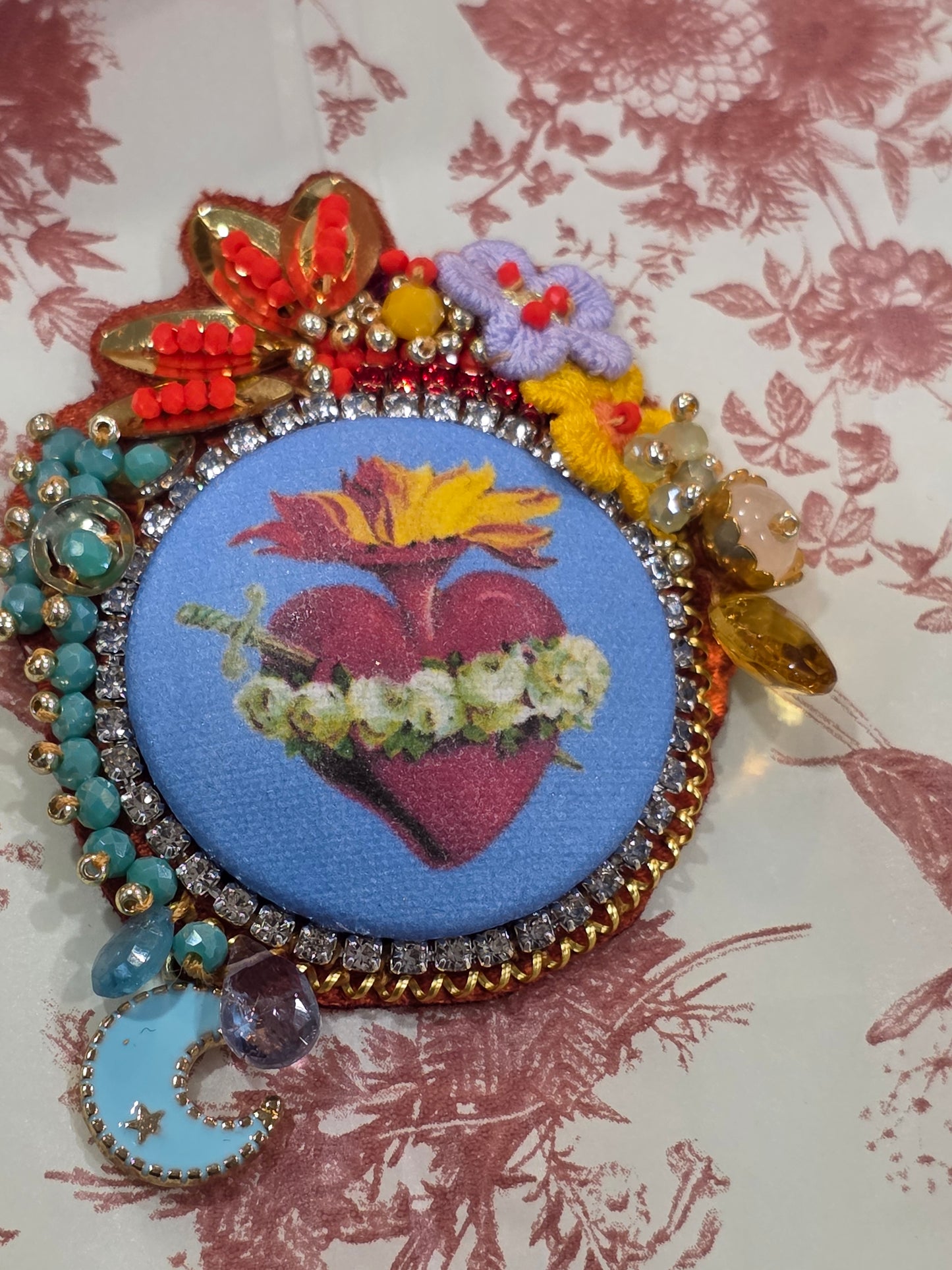 Broche Cœur de Lune
