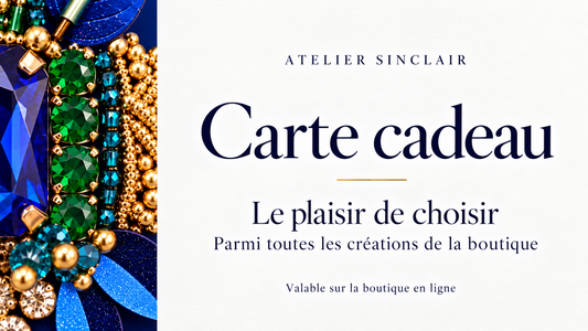 Carte cadeau Atelier Sinclair
