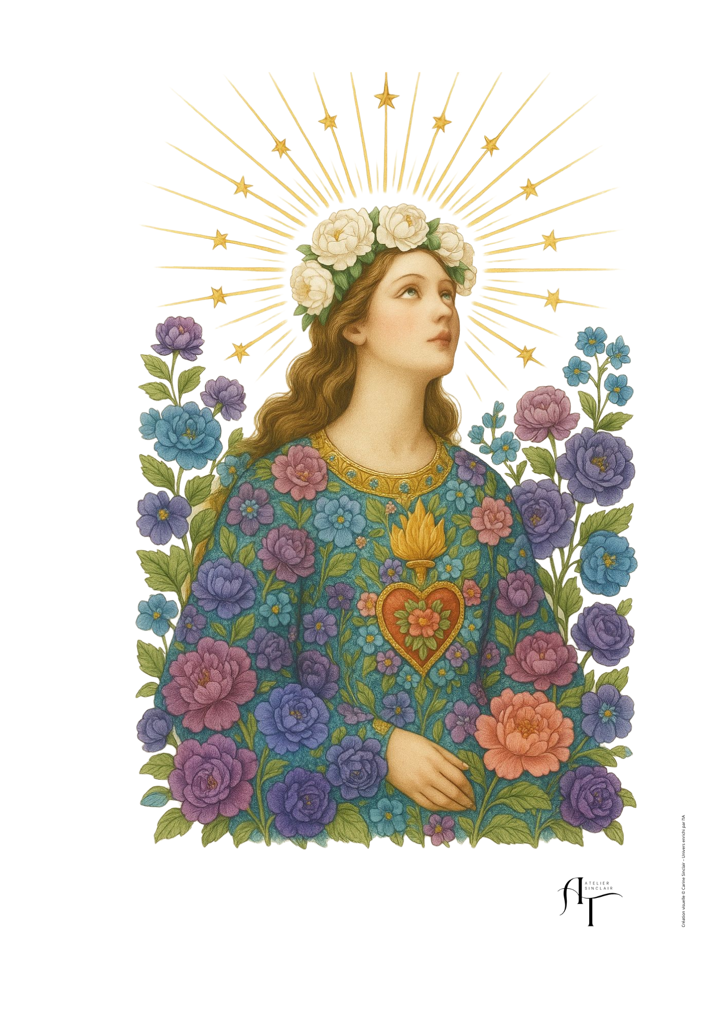 ICÔNE AUX FLEURS