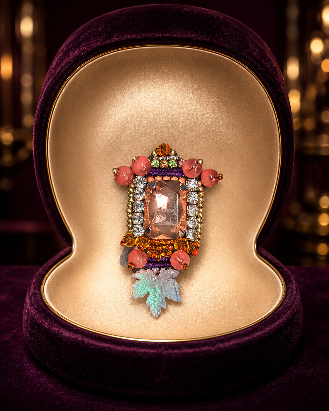 Broche La Douceur — Collection Émotion Précieuse