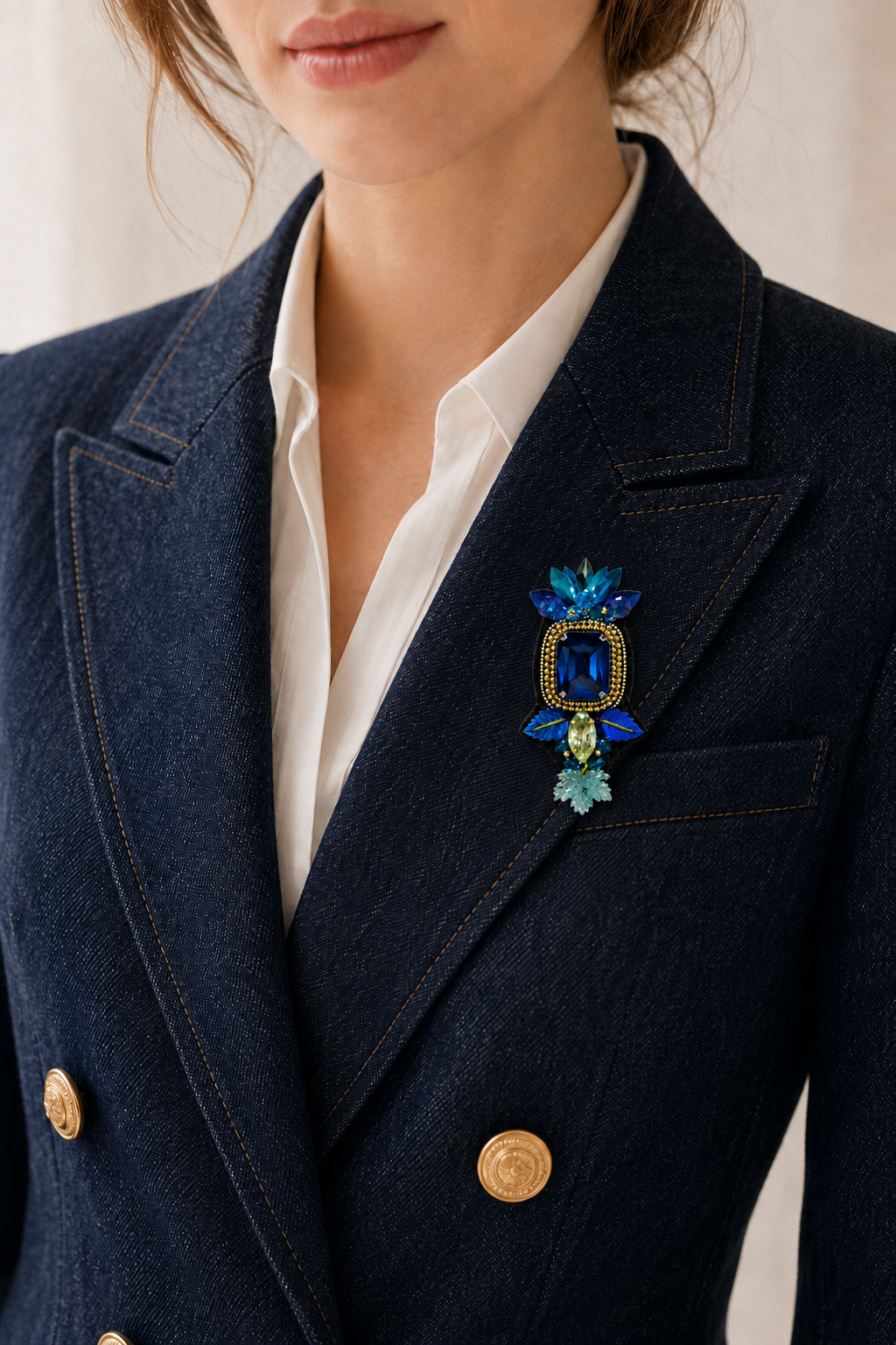 BROCHE L’INTUITION
Collection Émotion Précieuse