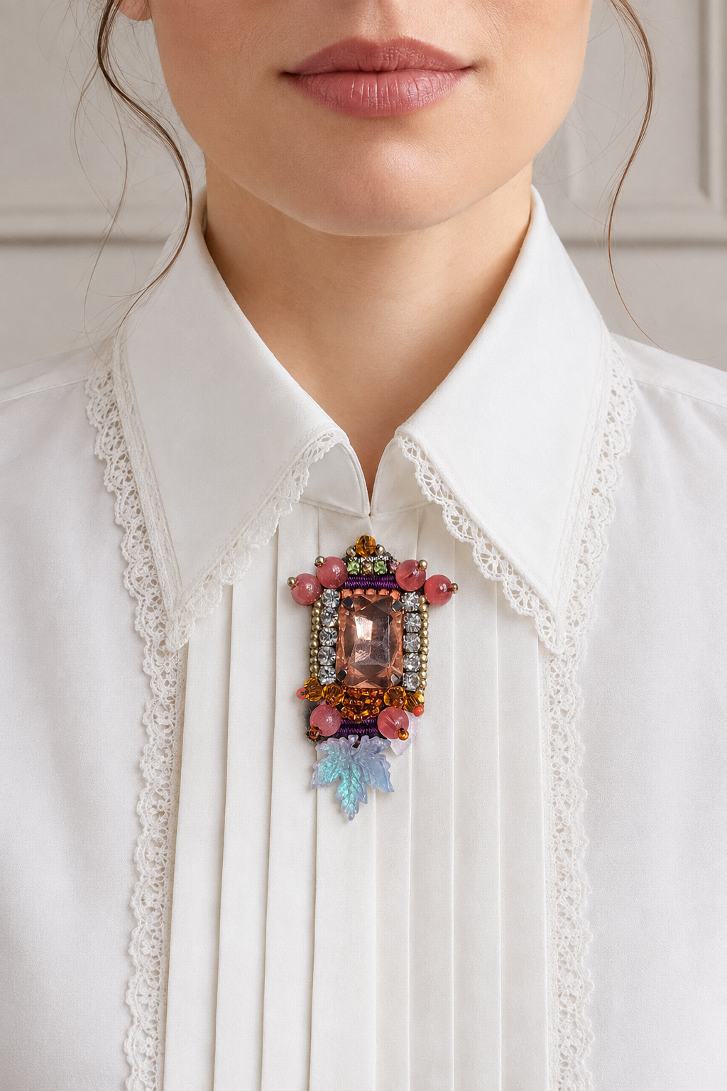 Broche La Douceur — Collection Émotion Précieuse