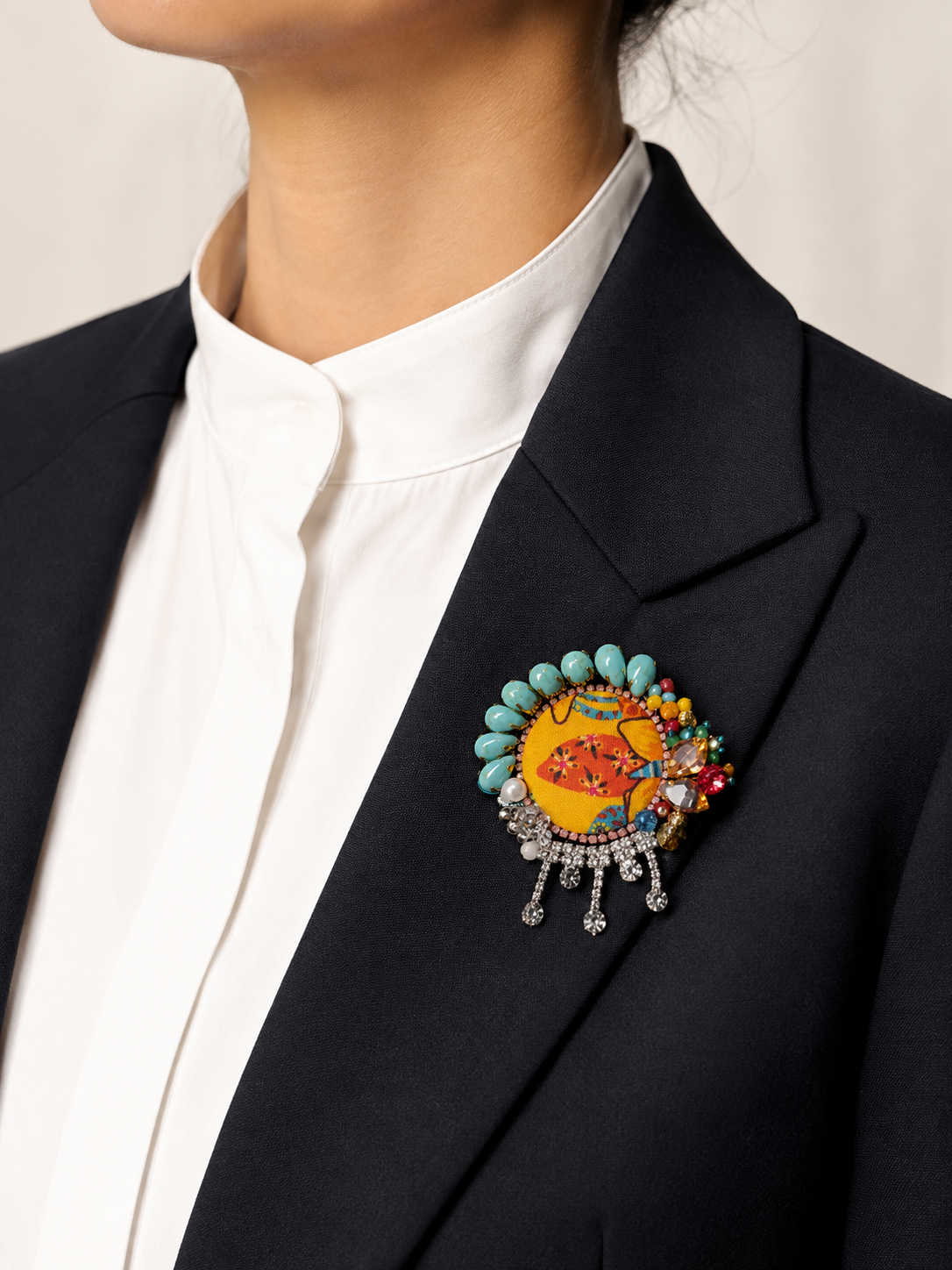 Broche bohème « Soleil Manouche »