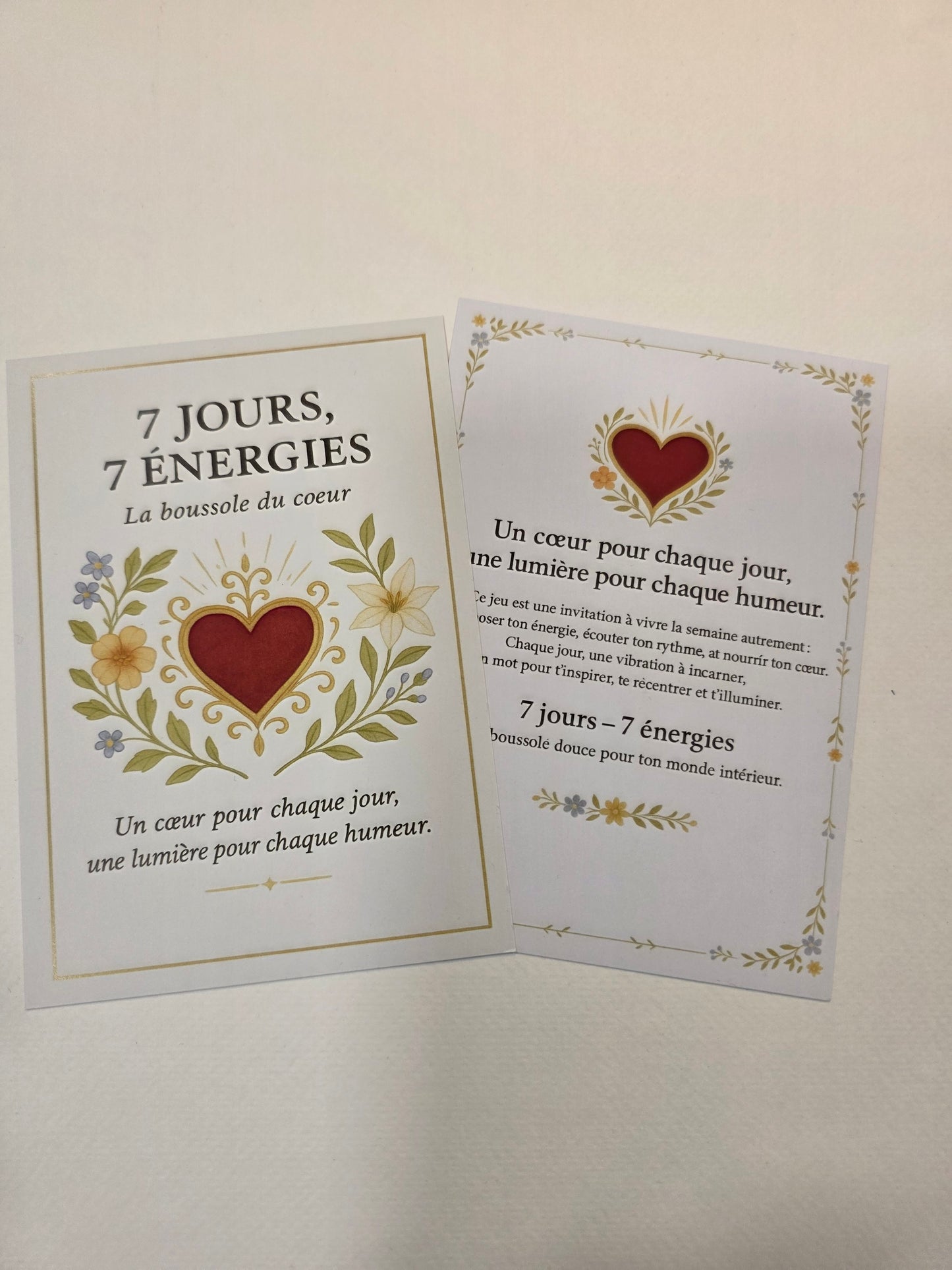 7 jours, 7 énergies