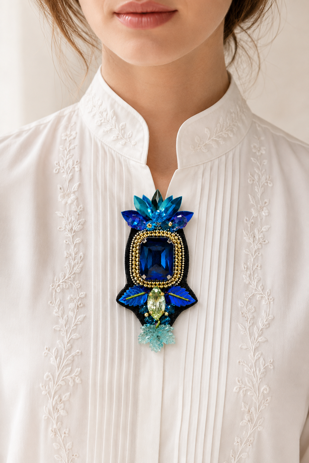 BROCHE L’INTUITION
Collection Émotion Précieuse