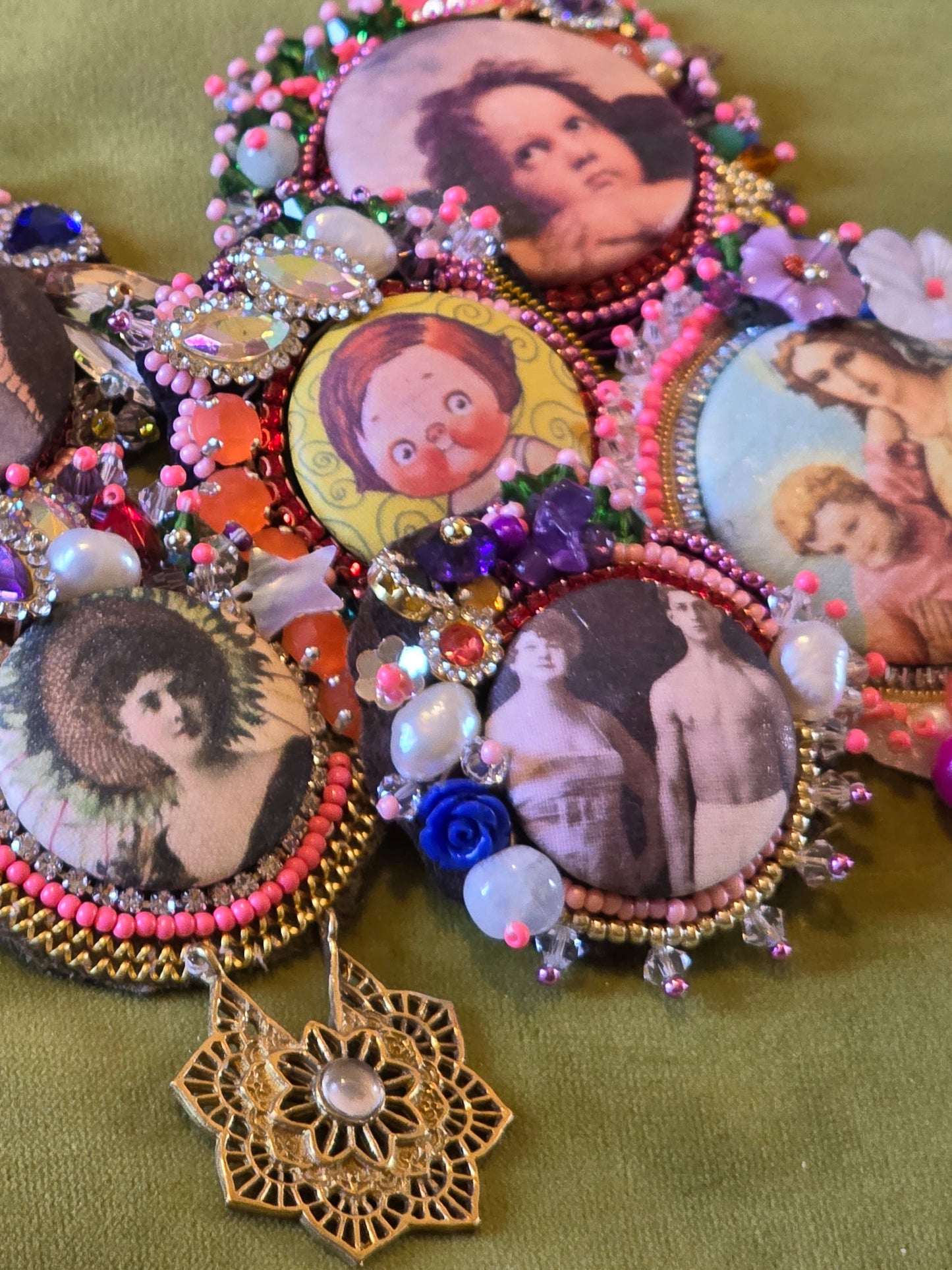 Les baigneurs vintage