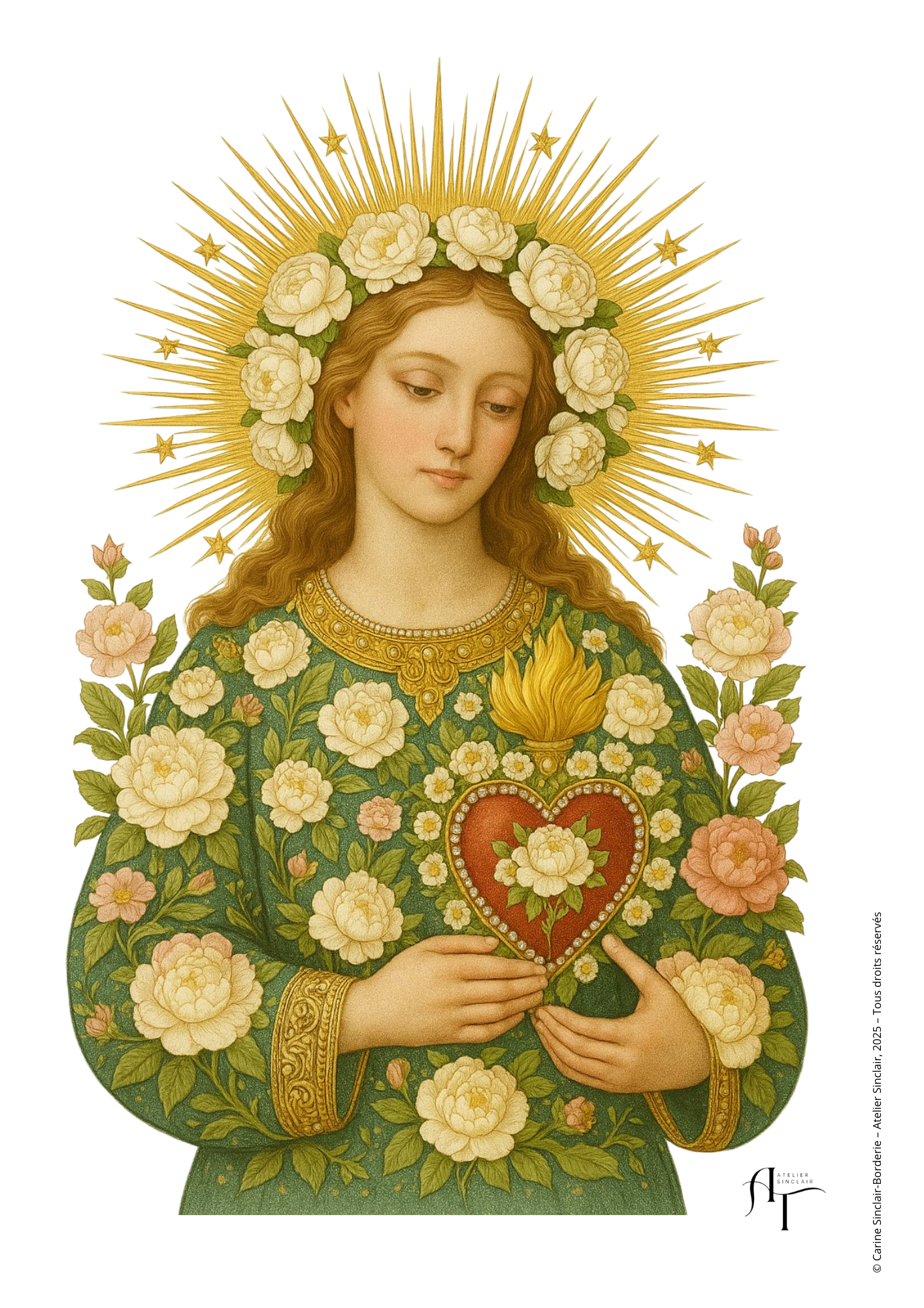 SACRE COEUR EN FLEUR