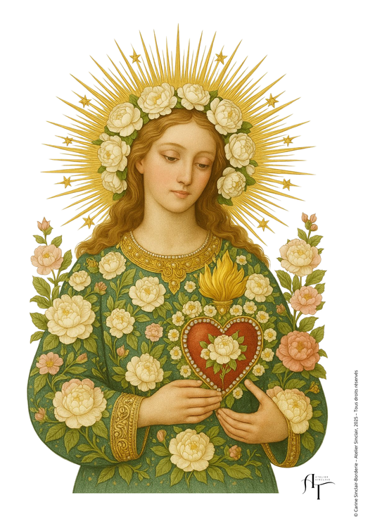 SACRE COEUR EN FLEUR